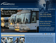 Tablet Screenshot of localmotionofboston.com